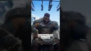 Black Panther 2018 - then and now