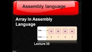 Array In Assembly Language lecture 35 (ID Array)
