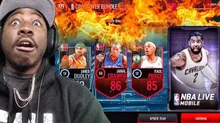 ELITE THROWBACK PLAYERS IN CROSSOVER PACK OPENING! NBA Live Mobile 16 Gameplay Ep. 31