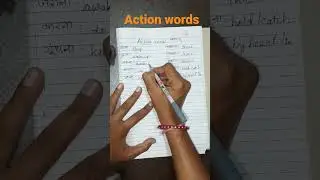 learn action words #english #grammar #actionwords #shorts
