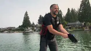 Wakeboarding at 54 (one back roll)