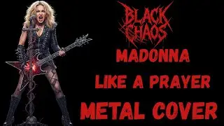 Madonna - Like A Prayer ( Black Chaos Cover) Live Studio Performance - One Take #metal #metalcover