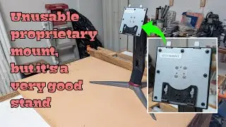 Convert Proprietary Monitor Stand to VESA Compatible (100MM FOR THIS VIDEO)