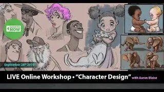 Character Design Live Online Workshop - September 28th, 2019