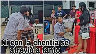 Trucha de Rodilla se le puso a Ingrid Rogandole/Terminó con Final Feliz|enfrente de todos se besan