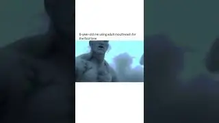 8 year old me trying whiskey for the first time
