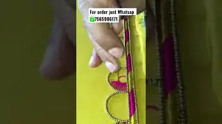 New Resham Load Stitching Tips #shorts #aariwork