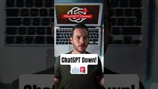 ChatGPT Down! What happened!? 🚨😵 #chatgpt #chatgptdown #openai