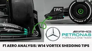 F1 2023 Aerodynamics : Mercedes W14 Front Wing Tips - Explained !!
