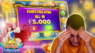 Rettet Starlight Princess das Wochenende mit einem ALL-IN Kauf?😨🌠 | Casino Slot Stream Highlights