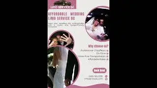 Affordable Wedding Limo Service DC &ndash; Luxury on Your Special Day@limoservicedcOfficial