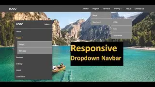 How to Create Responsive Multiple Dropdown Navbar Using HTML, CSS | CodeCampOfficial
