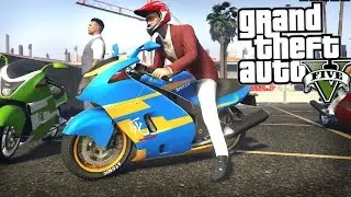 MOTOCYKLOWE STUNTY W GTA V! - Hogaty i EKIPA w GTA 5 Online 