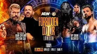 AEW x NJPW Forbidden Door 2025 Match Card