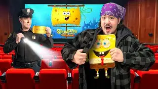 Протащить конфетного Губку Боба в фильм «Губка Боб в кино»!