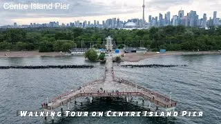 Walking Tour 4K | Centre Island Pier | Toronto Canada
