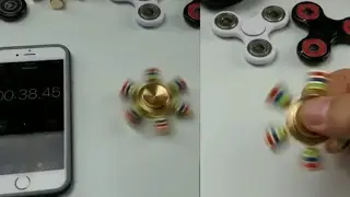 Hand Spinner on Table vs Hand: Which Way Spins Longer?????