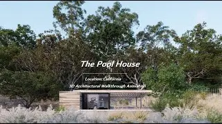 The Pool House in California Forest 3D Home Walkthrough Animation 3Ds Max x Lumion x DEER Design