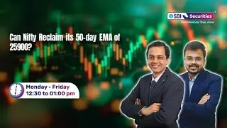Can Nifty Reclaim its 50-day EMA of 25900? | Live Webinar