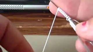 Block tatting in needle tatting