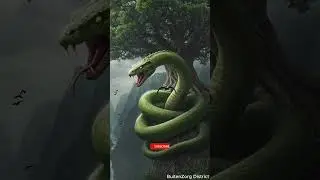 Nature Explore I a python wrapped around an ancient tree #trending #ai snake #shorts #nature explore