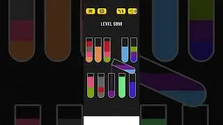 water sort puzzle level 5998