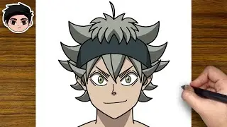 How to Draw ASTA from Black Clover | Easy Step-by-Step