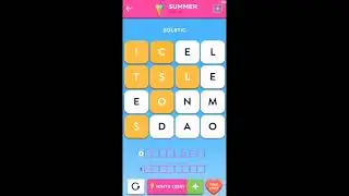 WordBrain 2 Summer Event Day 12 August 14 2023 Answers, Solutions and Walkthrough