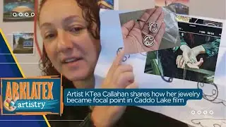 Artist KTea Callahan's jewelry became focal point in Caddo Lake, a M. Night Shyamalan production