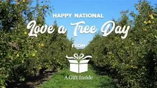 Happy National Love a Tree Day from A Gift Inside