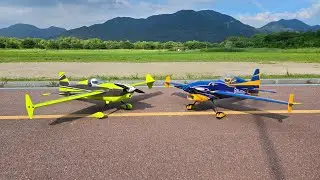 Formation Acrobatic Flight - Extreme Flight Turbo Raven 69