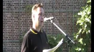Menno Wigman op Poëziefestival Elswout