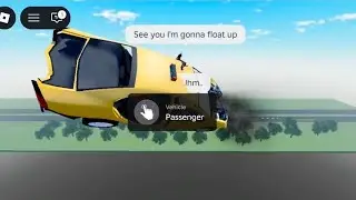 BRO HAD A FLOATING TAXI #ROBLOX #CARCRASHPHYSICS