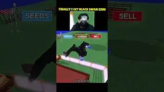 Finally I Get Black Swan Chance 0.069% to Get From Fall Egg at Grow a Garden
