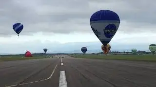 Mondial Air Ballons : Compétition la course au mât
