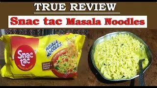TRUE REVIEW -Snac tac Masala Noodles| Better than Maggie| best Indian noodles in cheap price