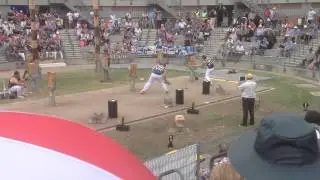 300mm Standing Block Championship Elimination Semi Final 1 2015 G Gillam vs B Meyer
