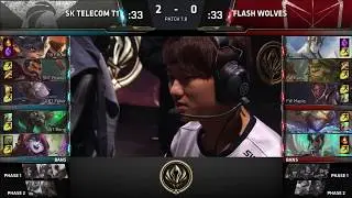 SKT vs FW (MSI 2017 1/2 final bo5) G3