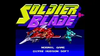 Soldier Blade (Jap) PCE Game Full Run