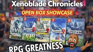 Xenoblade Chronicles Game Series Nintendo Switch RPG Greatness (Open Box Showcase Uncut) 