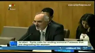 Al Jaafari  Wahhabi terrorists have committed gang rapes against thousands of Syrian women