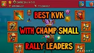 Lords Mobile - KVK WITH CHAMP SMALL RALLY LEADER  ! КВК С МОБИЛЬНЫМ ЧЕМП СБОРЩИКОМ ! PART#2