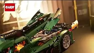 GULY 10616 Peugeot 9X8 24H Le Mans B. B. Technic Electroplated L. Racing Model 3746 Pcs Brick Toys