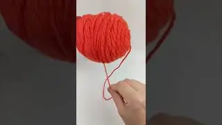Как легко вытащить пряжу из мотка 🧶