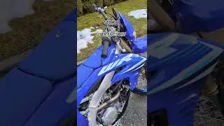 WR250F 2025 STOCK EXHAUST VS GYTR FACTORY SOUND #yamaha #enduro #dirtbike #WR250F #bikelife #silence