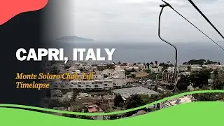Monte Solaro Chair Lift Ride in Capri, Italy. Breathtaking Views from Anacapri!