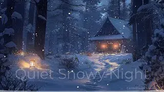 Quiet Snowy Night ❄️ Calm Piano Music for Deep Focus, Relax & Sleep