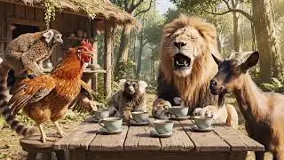 AI Video - Jungle animals 