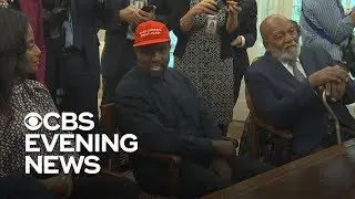 Kanye West visits Trump in the Oval Office