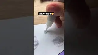 Glitter glue makes everything just a little better ✨